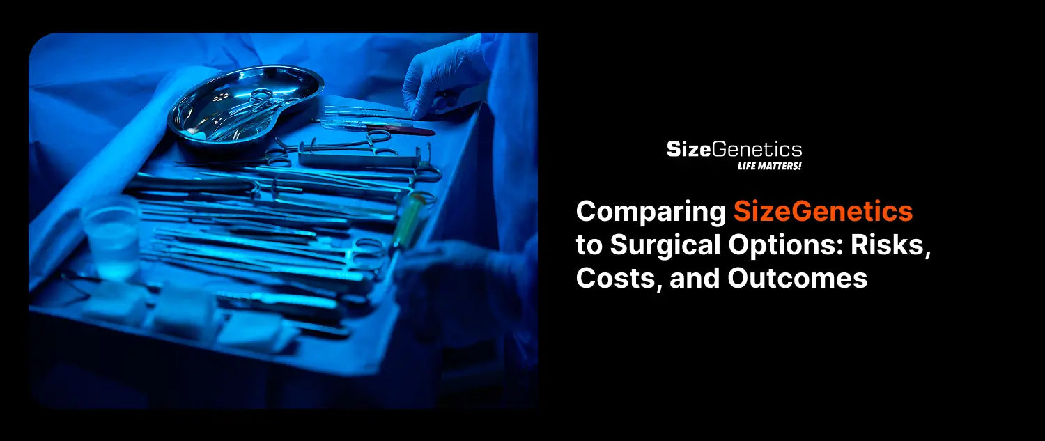 Comparing SizeGenetics to Surgical Options: Risks, Costs, and Outcomes
