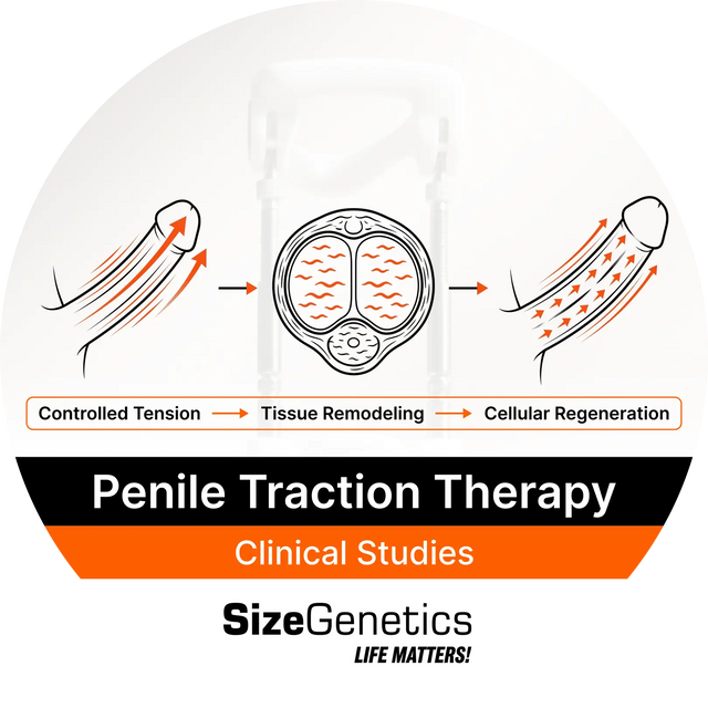 Estudios clínicos y evidencia sobre la terapia de tracción peneana